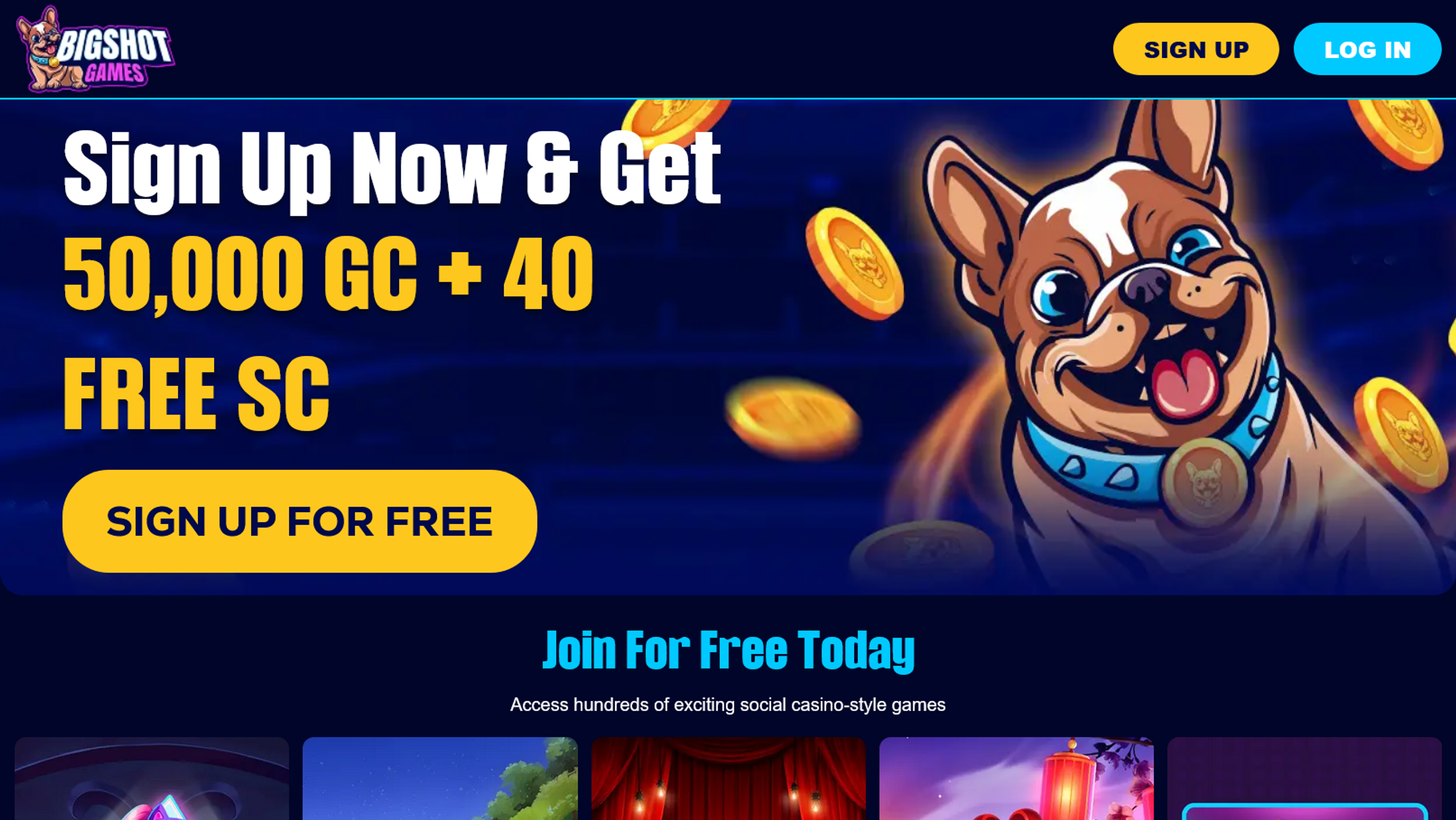 Big Shot Games desktop screenshot 1